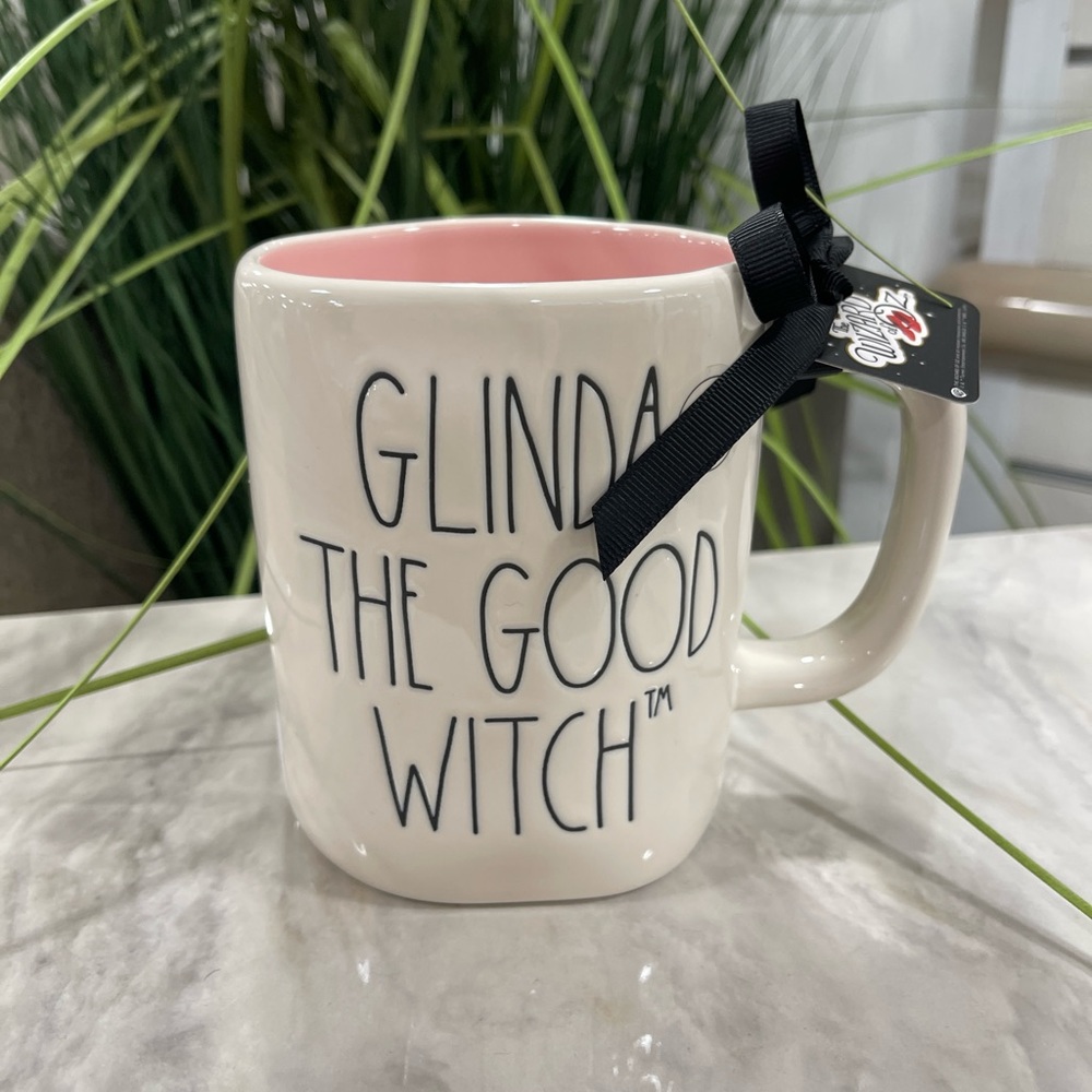 RAE DUNN Wizard of Oz Glinda the Good Witch Double sided ceramic mug NWOT